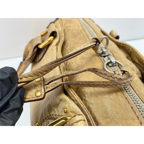 Chloe Paddington Handbag gold WS31815