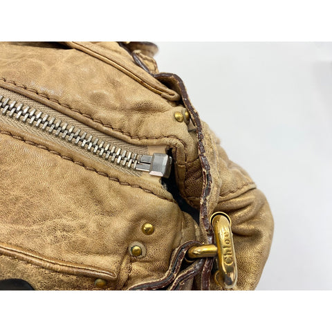 Chloe Paddington Handbag gold WS31815