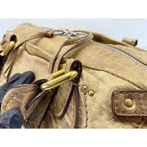 Chloe Paddington Handbag gold WS31815