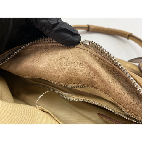 Chloe Paddington Handbag gold WS31815