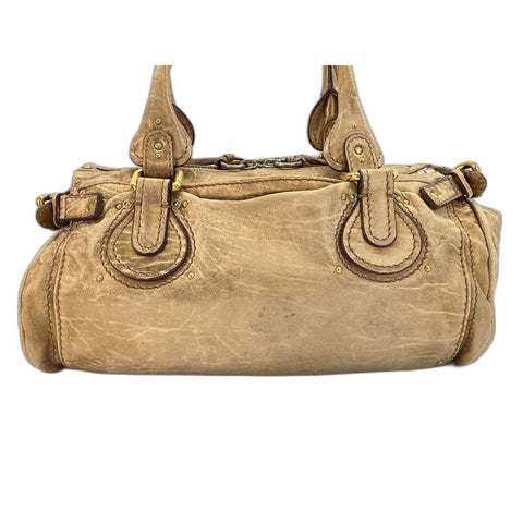 Chloe Paddington Handbag gold WS31815