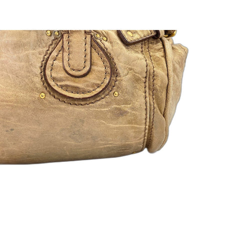 Chloe Paddington Handbag gold WS31815