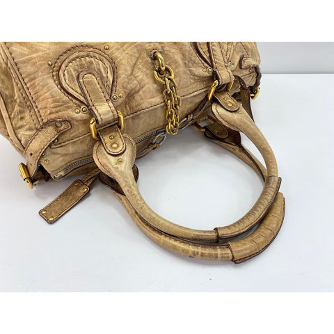 Chloe Paddington Handbag gold WS31815
