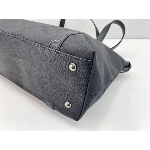 GUCCI Nylon Tote Bag black WS31817