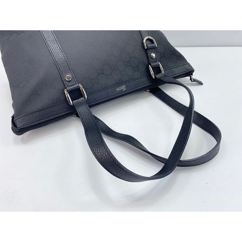 GUCCI Nylon Tote Bag black WS31817