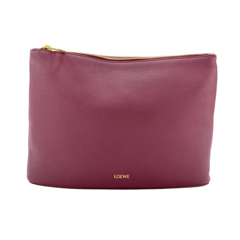 LOEWE oblong pouch Clutch bag wine-red WS31818