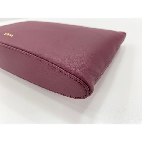 LOEWE oblong pouch Clutch bag wine-red WS31818