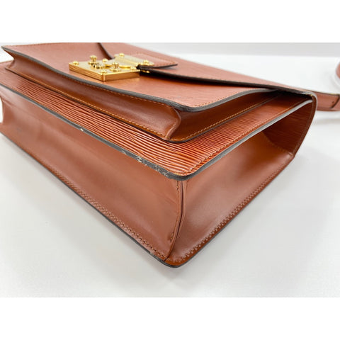 LOUIS VUITTON 2WAY Monceau Handbag Brown WS31823