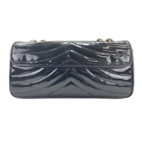 CHANEL enamel Shoulder Bag black WS31826