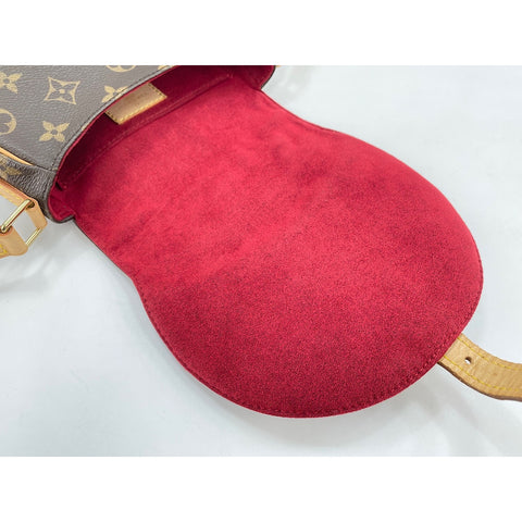 LOUIS VUITTON Monogram Tamburan Shoulder Bag Brown WS31828