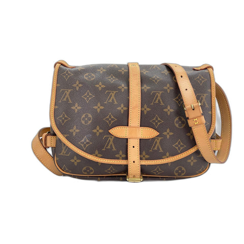 LOUIS VUITTON Saumur 30 Shoulder Bag Brown WS31829