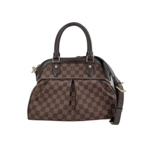 LOUIS VUITTON Damier 2WAY Trevi PM Handbag Brown WS31830