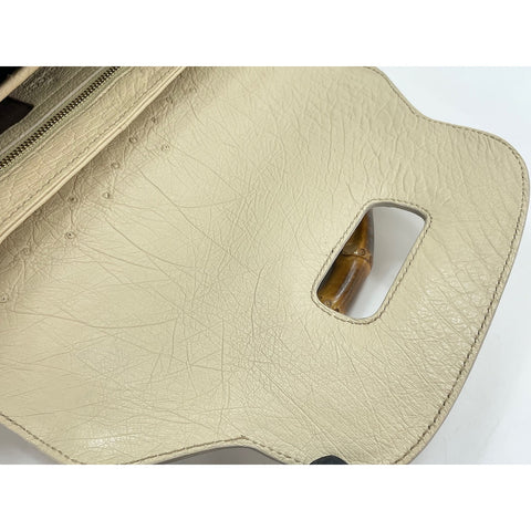 GUCCI Bamboo Handbag beige WS31834