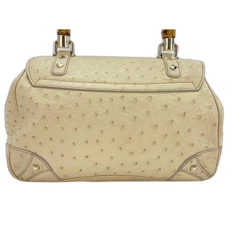 GUCCI Bamboo Handbag beige WS31834
