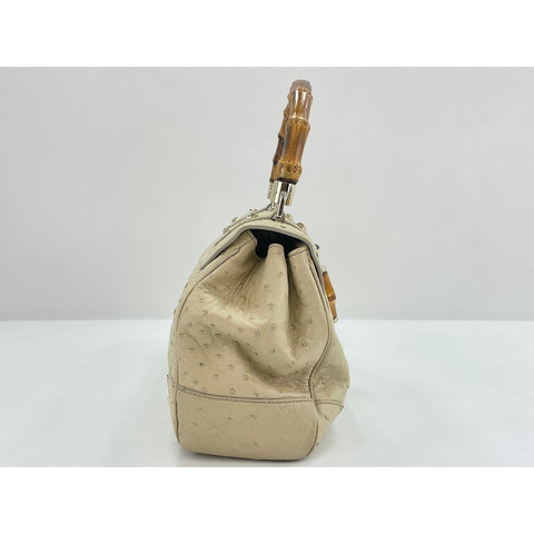 GUCCI Bamboo Handbag beige WS31834