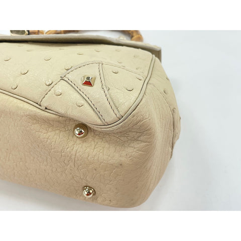 GUCCI Bamboo Handbag beige WS31834