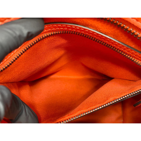 CELINE Luggage Mini Shopper Handbag Orange WS31835