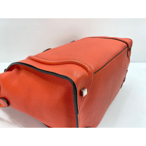 CELINE Luggage Mini Shopper Handbag Orange WS31835