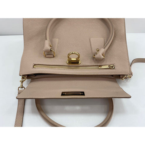 Salvatore Ferragamo Canvas 2WAY Handbag beige WS31836