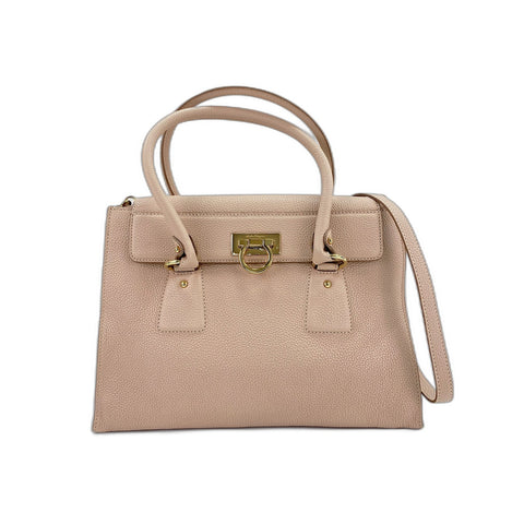 Salvatore Ferragamo 2WAY Handbag beige WS31836