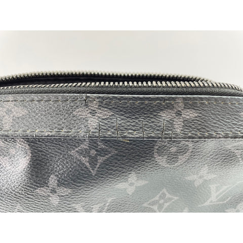 LOUIS VUITTON Monogram Eclipse Steamer Shoulder Bag black WS31838