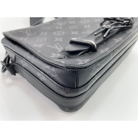 LOUIS VUITTON Steamer Shoulder Bag black WS31838