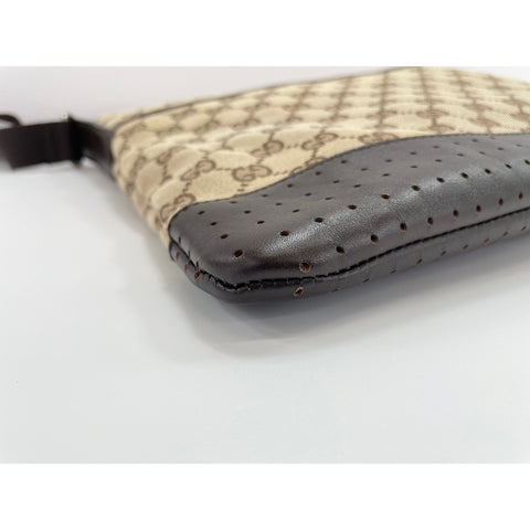 GUCCI GG canvas Shoulder Bag Brown WS31839
