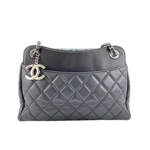CHANEL Matrasse Shoulder Bag black WS31841