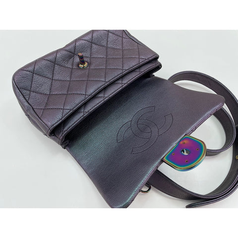 CHANEL Matrasse Shoulder Bag purple WS31849