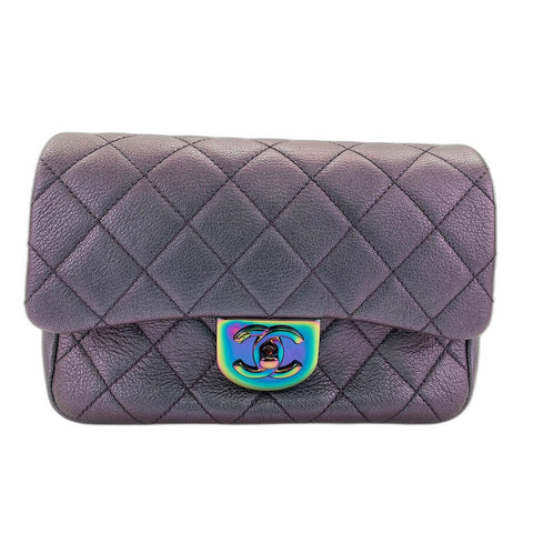CHANEL Matrasse Shoulder Bag purple WS31849