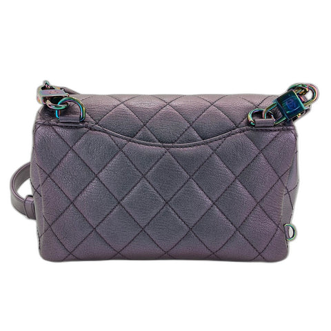 CHANEL Matrasse Shoulder Bag purple WS31849
