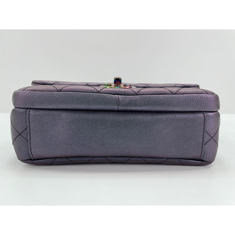 CHANEL Matrasse Shoulder Bag purple WS31849