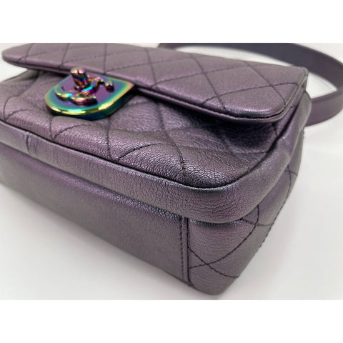 CHANEL Matrasse Shoulder Bag purple WS31849