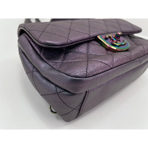 CHANEL Matrasse Shoulder Bag purple WS31849
