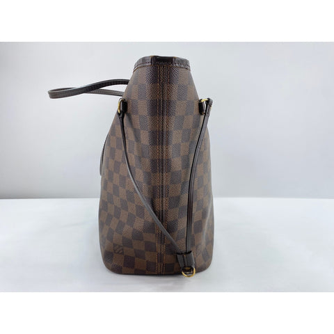 LOUIS VUITTON Damier Neverfull MM Handbag Brown WS31851
