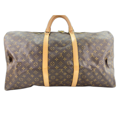 LOUIS VUITTON 2WAY Keepall Bandoulire 60 Handbag Brown WS31852