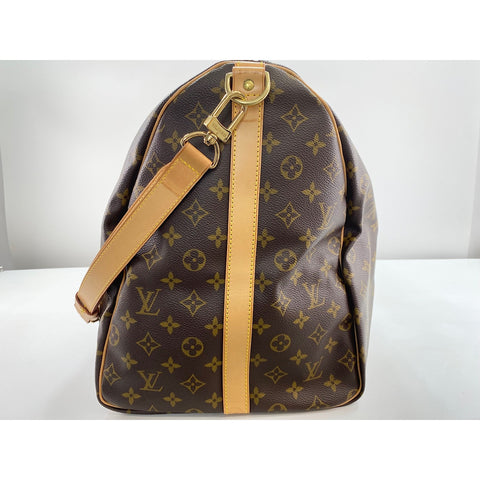 LOUIS VUITTON 2WAY Keepall Bandoulire 60 Handbag Brown WS31852