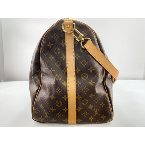 LOUIS VUITTON 2WAY Keepall Bandoulire 60 Handbag Brown WS31852