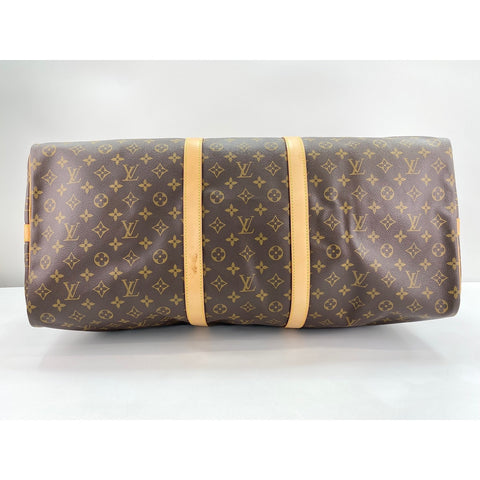 LOUIS VUITTON 2WAY Keepall Bandoulire 60 Handbag Brown WS31852