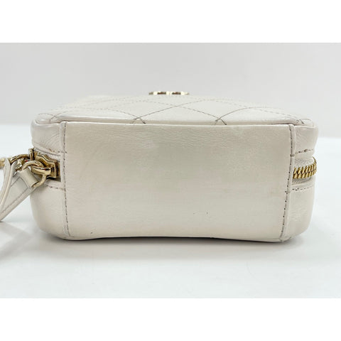 CHANEL 2-Way Matelass Handbag white WS31853