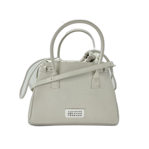 Maison Margiela 2WAY 5AC Drawstring Bag Handbag white WS31855