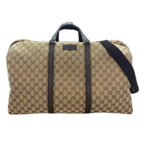 GUCCI 2WAY Handbag Brown WS31857