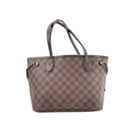 LOUIS VUITTON Damier Neverfull PM Tote Bag Brown WS31864