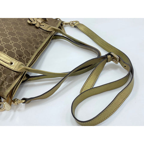 GUCCI 2WAY Princy Tote Bag gold WS31869