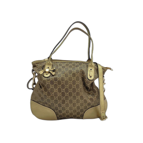 GUCCI 2WAY Princy Tote Bag gold WS31869