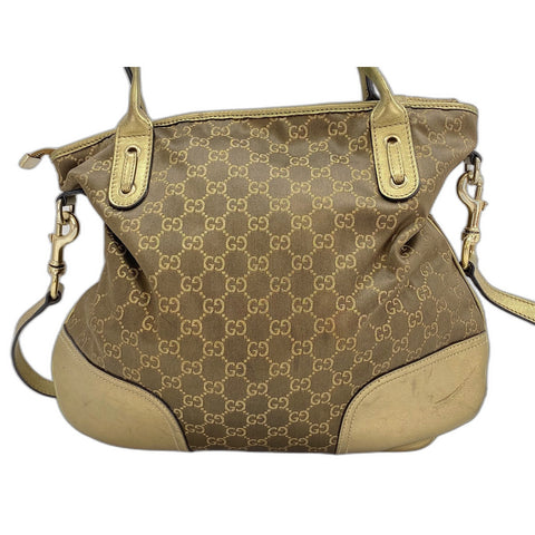 GUCCI 2WAY Princy Tote Bag gold WS31869