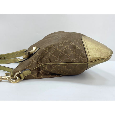 GUCCI 2WAY Princy Tote Bag gold WS31869