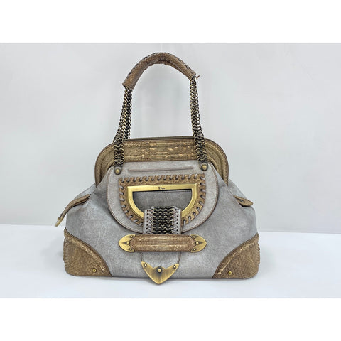 Christian Dior Jeanne Handbag gray WS31871