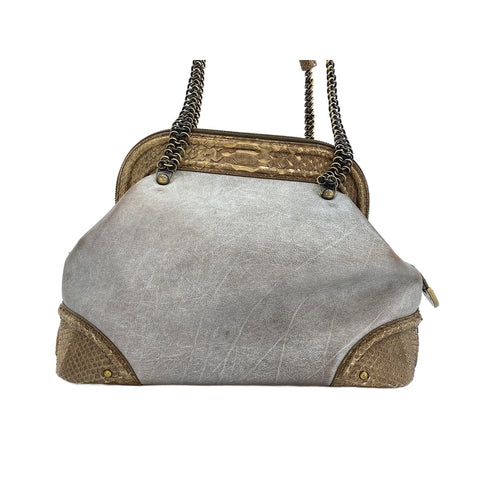 Christian Dior Jeanne Handbag gray WS31871