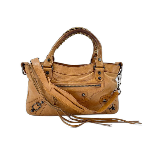 BALENCIAGA 2WAY The First Handbag Brown WS31872